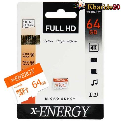 رم میکرو X-Energy مدل FULL HD ظرفیت 64GB